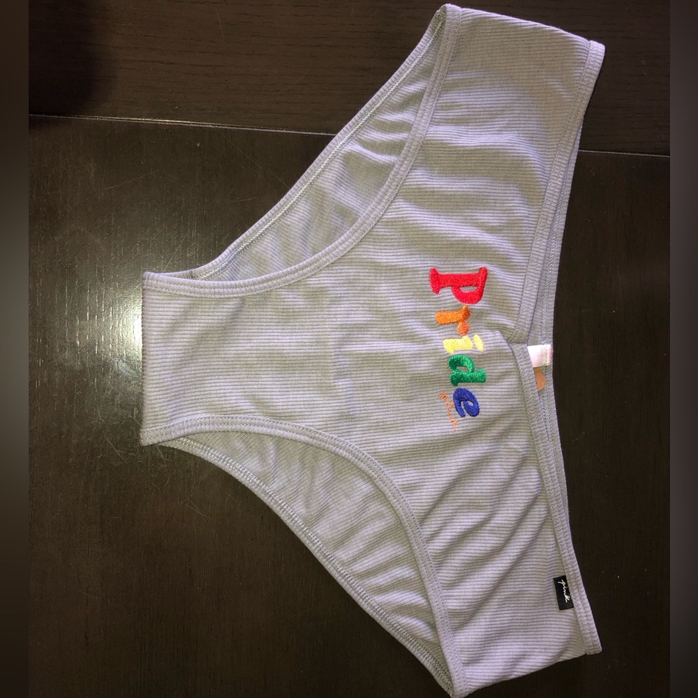 Gray pride panties